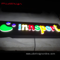 custom front illuminated advertising LED light box